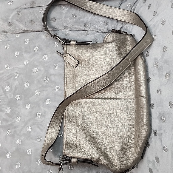 Handbags - Coach 2012 Carly Hobo bag in Pewter Crossbody 2-way